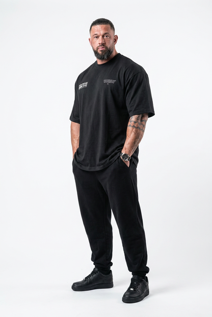XAPE Voltage Script Oversized Tee - Black