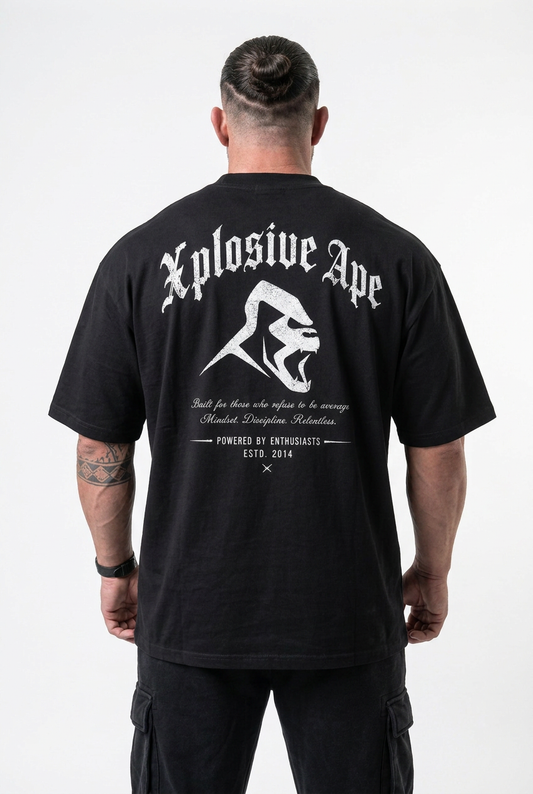 XAPE Built By Instinct Oversized Tee - Black