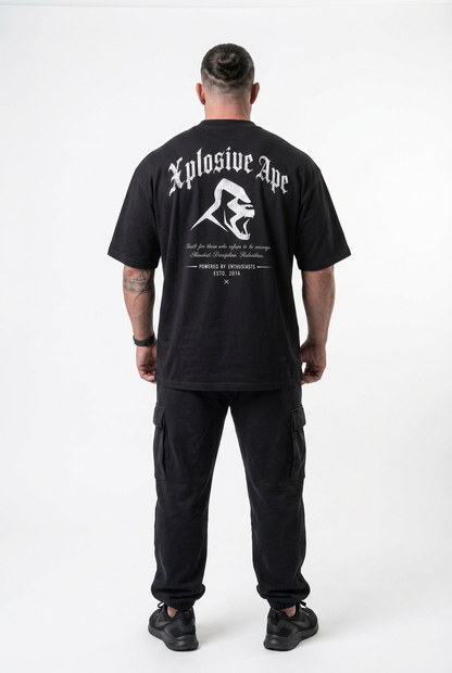 XAPE Built By Instinct Oversized Tee - Black
