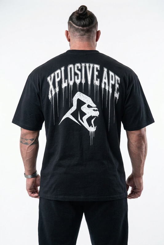 XAPE Ape Authority Oversized Tee - Black
