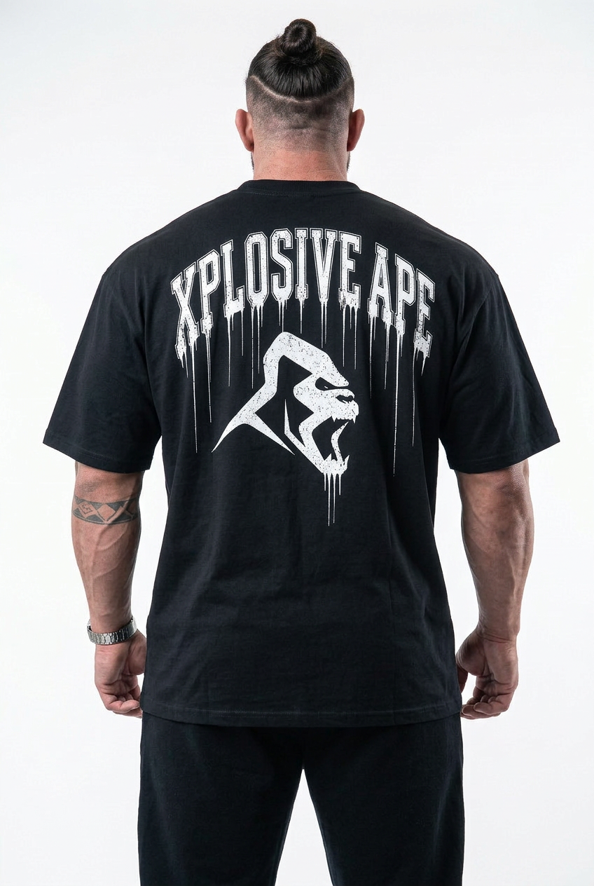 XAPE Ape Authority Ultra Oversized Tee - Black