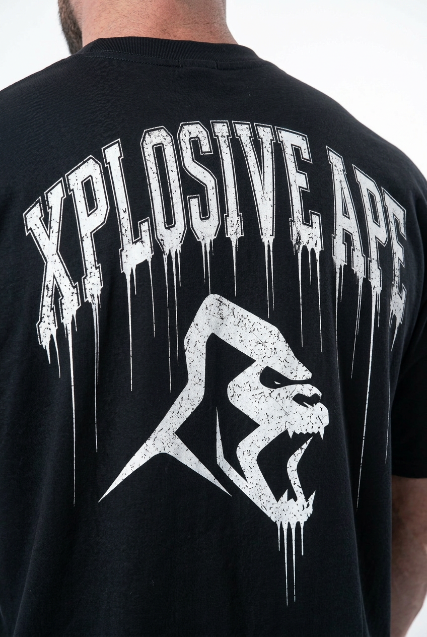XAPE Ape Authority Ultra Oversized Tee - Black