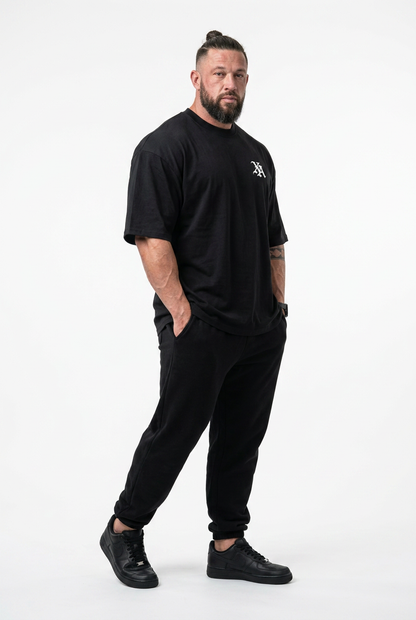 XAPE Venom Script Ultra Oversized Tee - Black