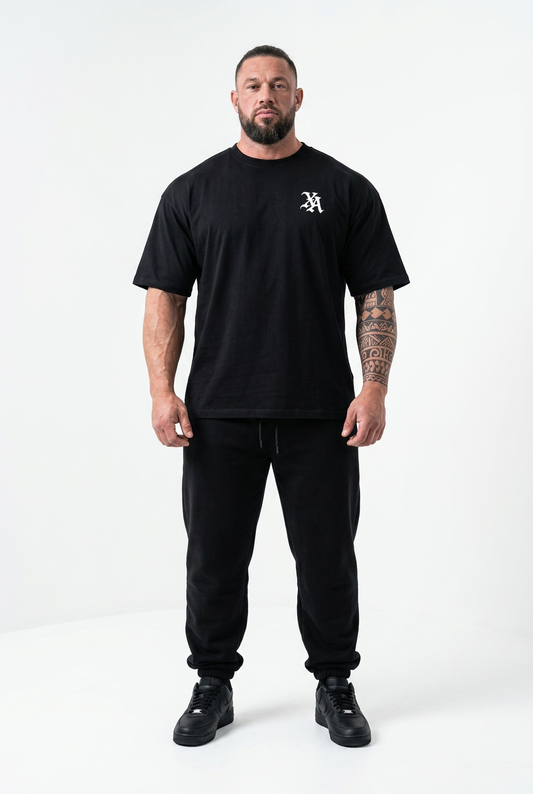 XAPE Thornscript Oversized Tee - Black