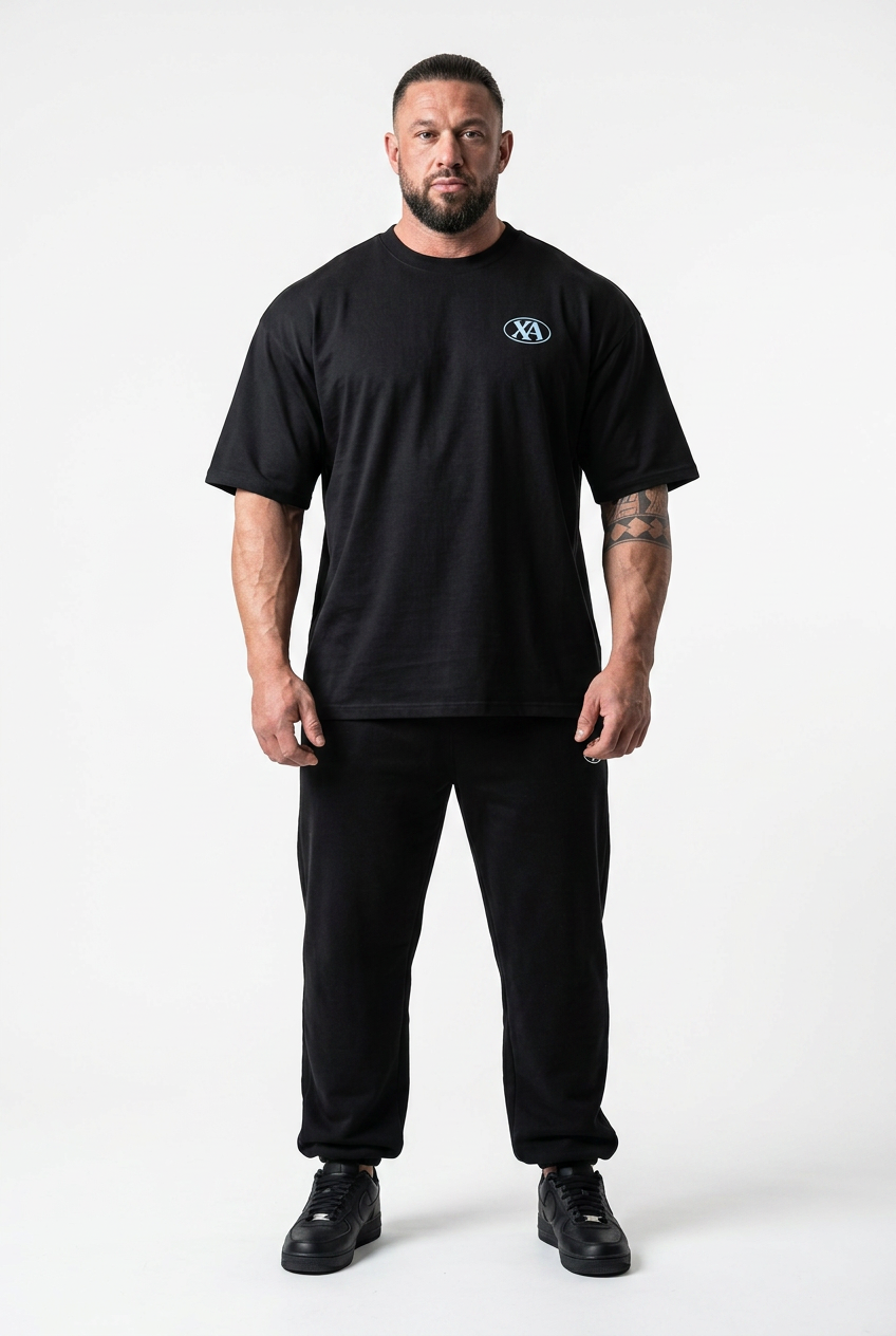 XAPE Championship Oversized Tee - Black