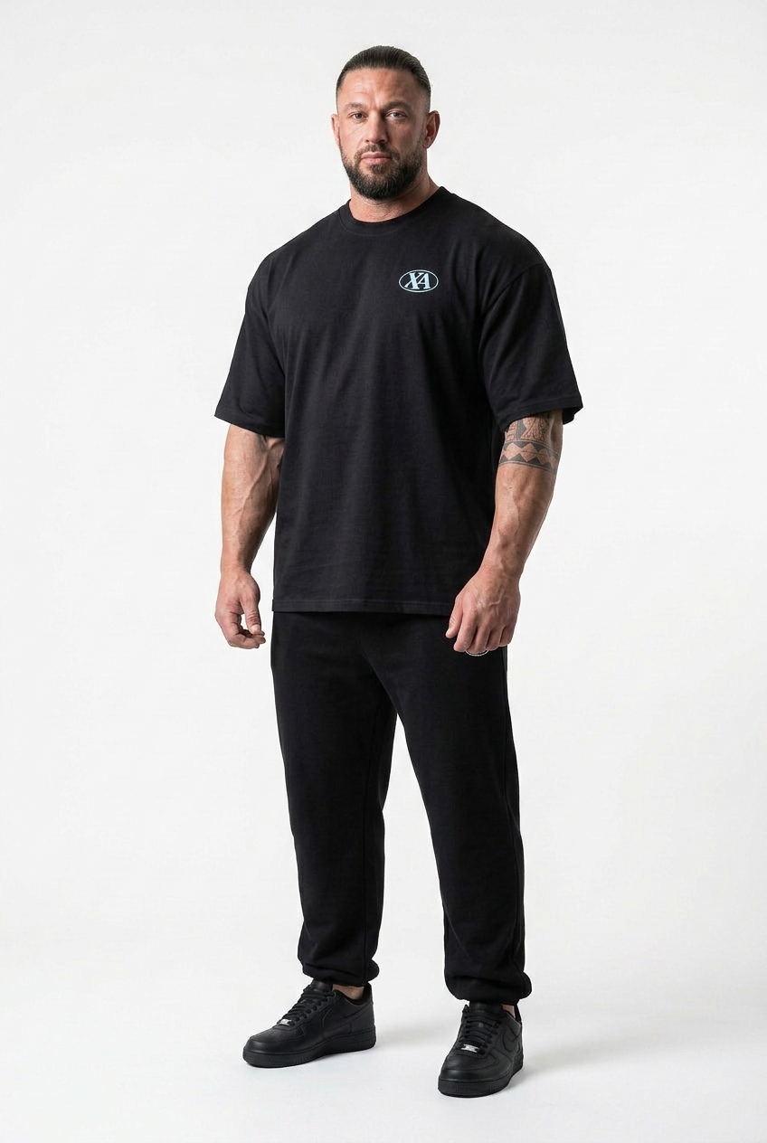 XAPE Championship Oversized Tee - Black