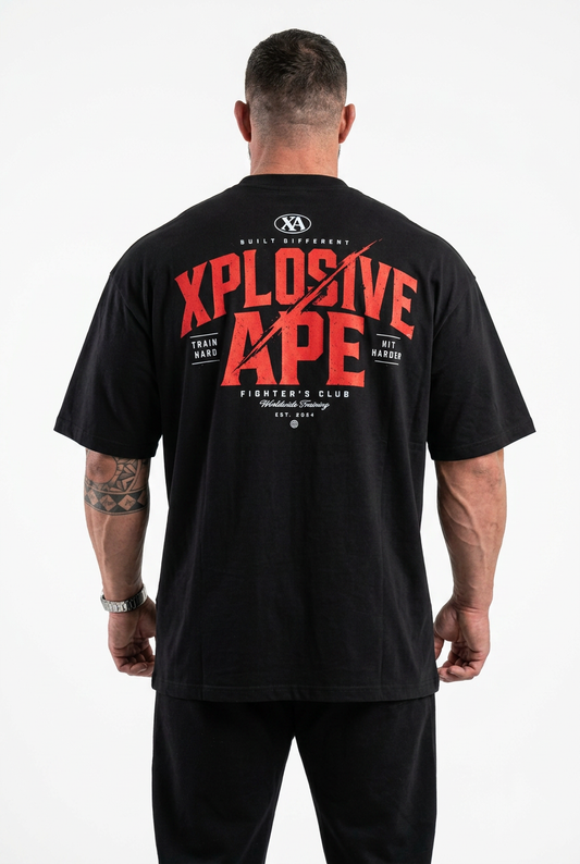 XAPE Championship Oversized Tee - Black