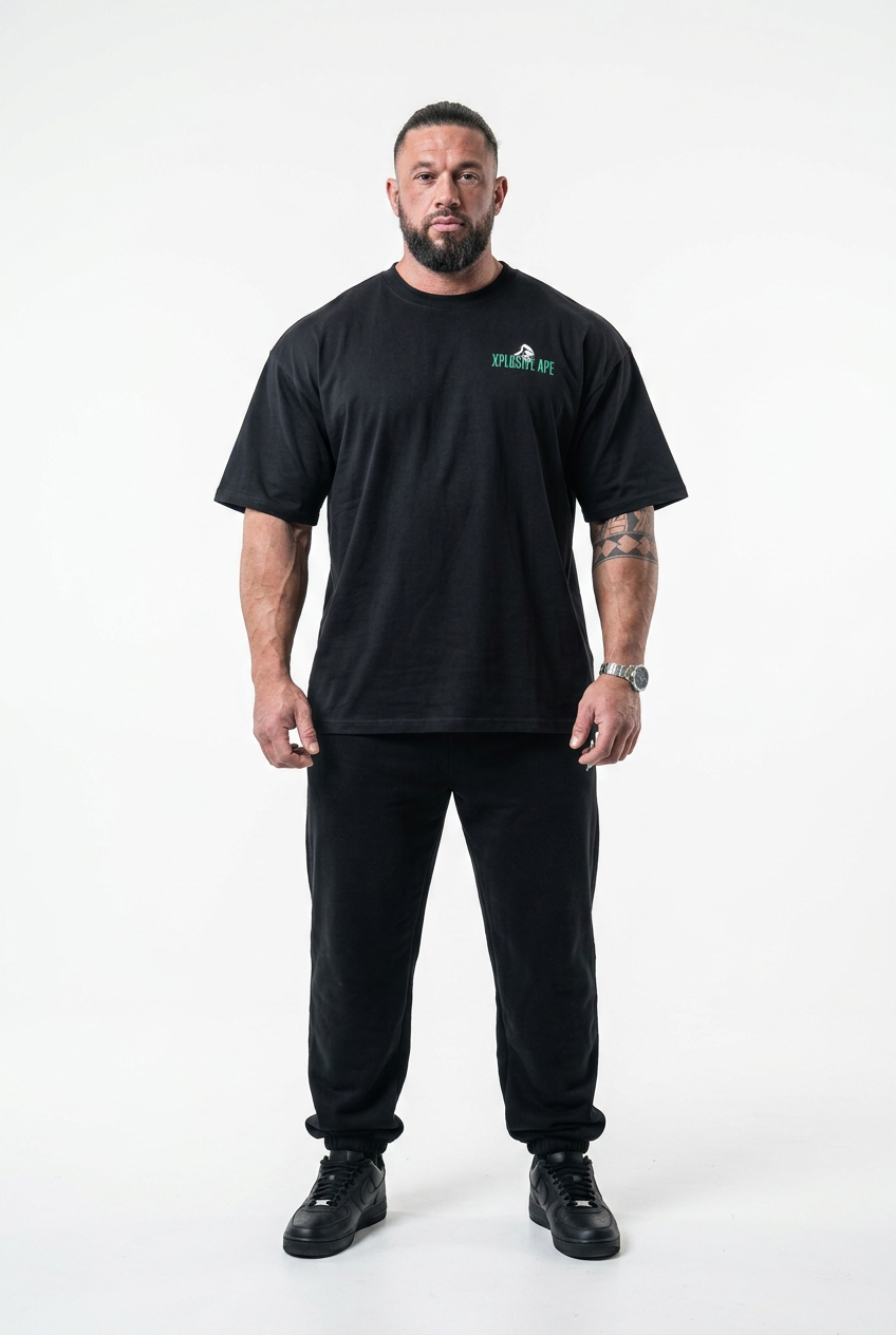 XAPE Strength Society Oversized Tee - Black