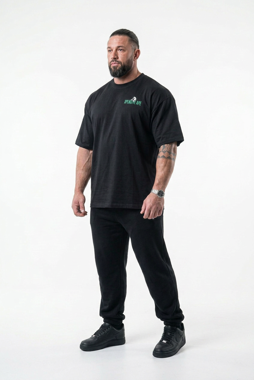 XAPE Strength Society Oversized Tee - Black