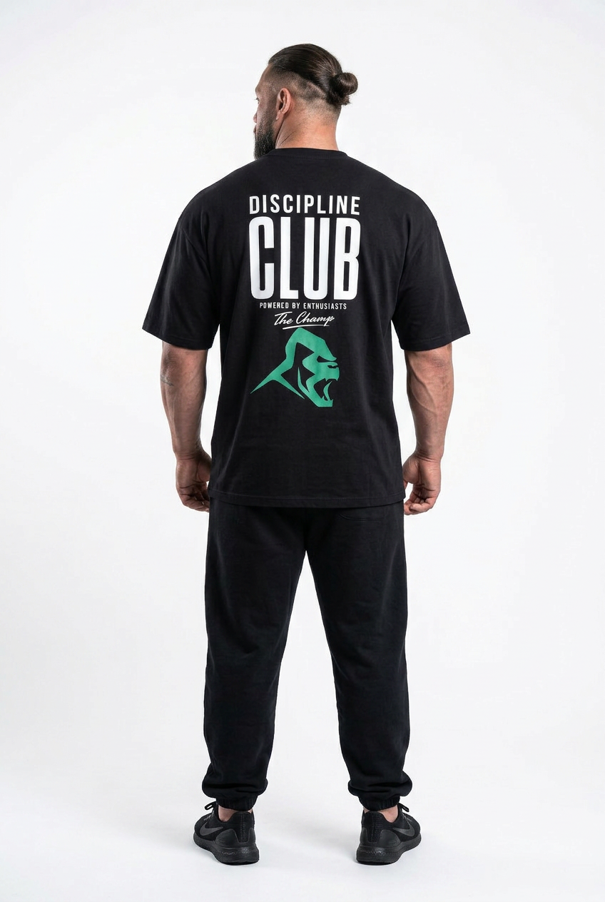 XAPE Strength Society Oversized Tee - Black
