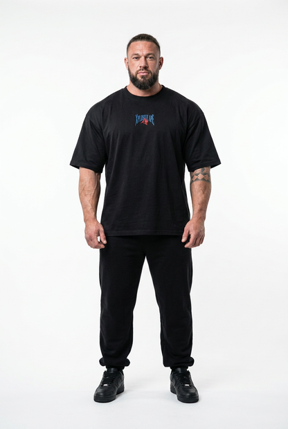 XAPE Iron District Oversized Tee - Black