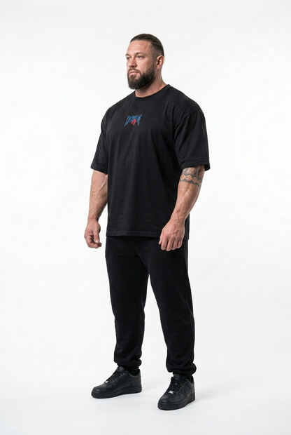 XAPE Iron District Oversized Tee - Black