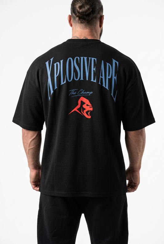 XAPE Iron District Oversized Tee - Black
