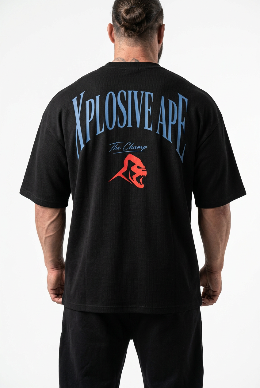 XAPE Iron District Ultra Oversized Tee - Black