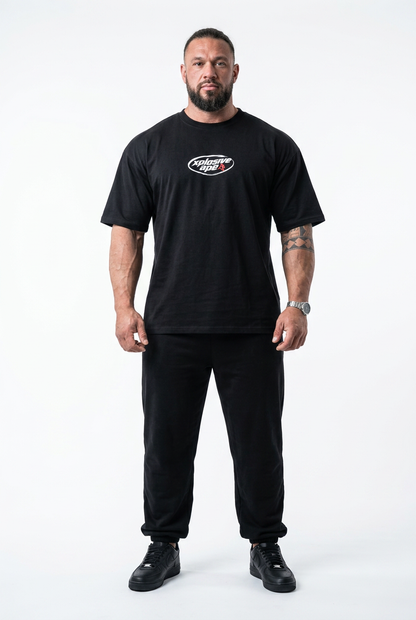 XAPE Motion Unit Oversized Tee - Black