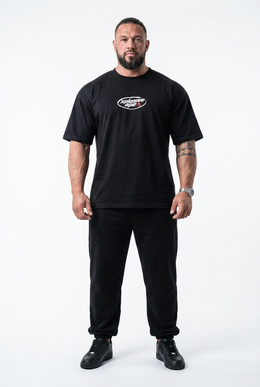 XAPE Motion Unit Oversized Tee - Black