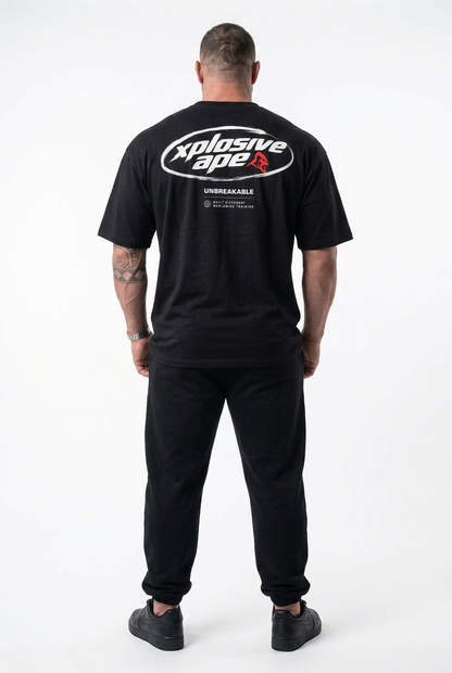 XAPE Motion Unit Oversized Tee - Black