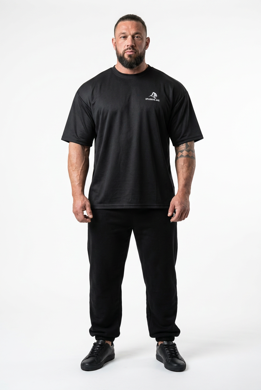 XAPE Track Force Ultra Oversized Tee - Black