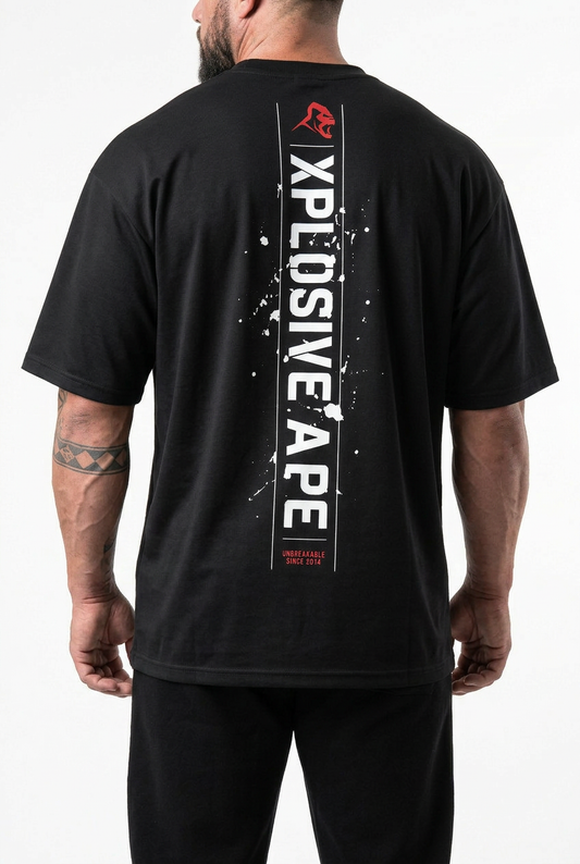 XAPE Track Force Ultra Oversized Tee - Black