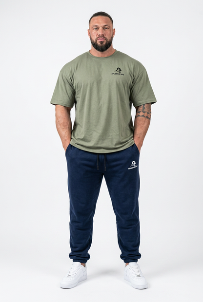 XAPE Essential Tee & Prime Joggers Combo - Sage/Navy