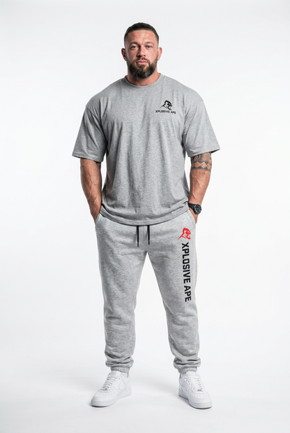 XAPE Evolution Tee & Originals Joggers Combo - Sports Grey