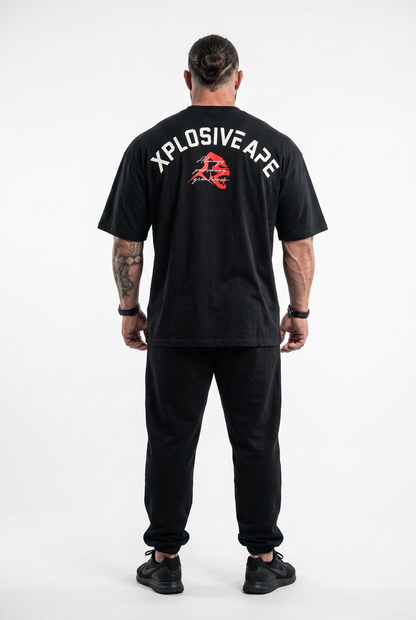 XAPE Hyperdrive Oversized Tee - Black