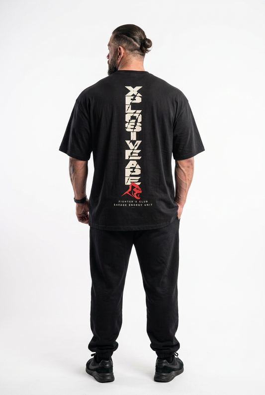 XAPE Vertex Ultra Oversized Tee - Black