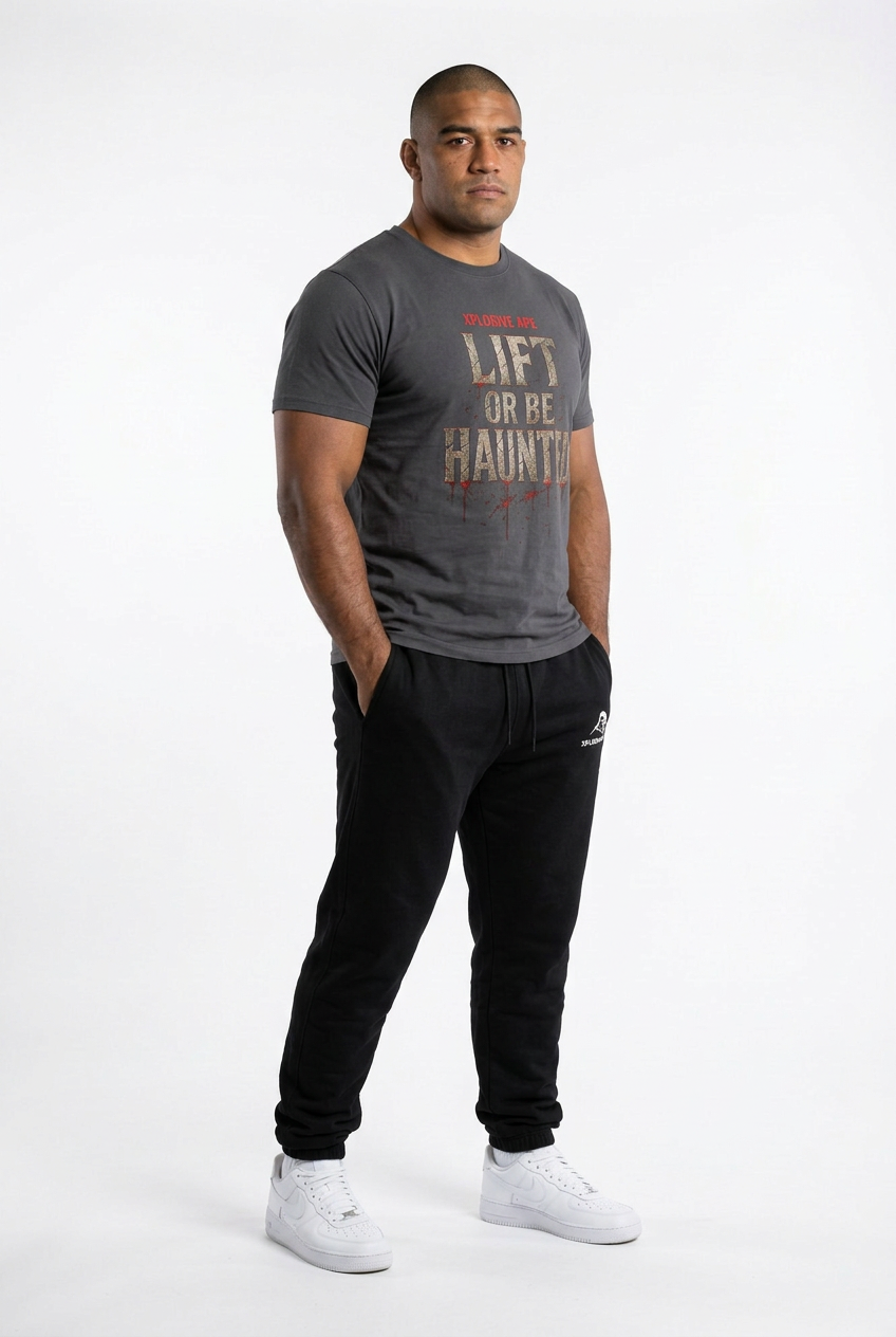 XAPE Lift or be Haunted Tee - Charcoal