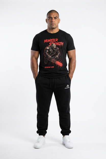 XAPE Chainsaw Ape Tee - Black