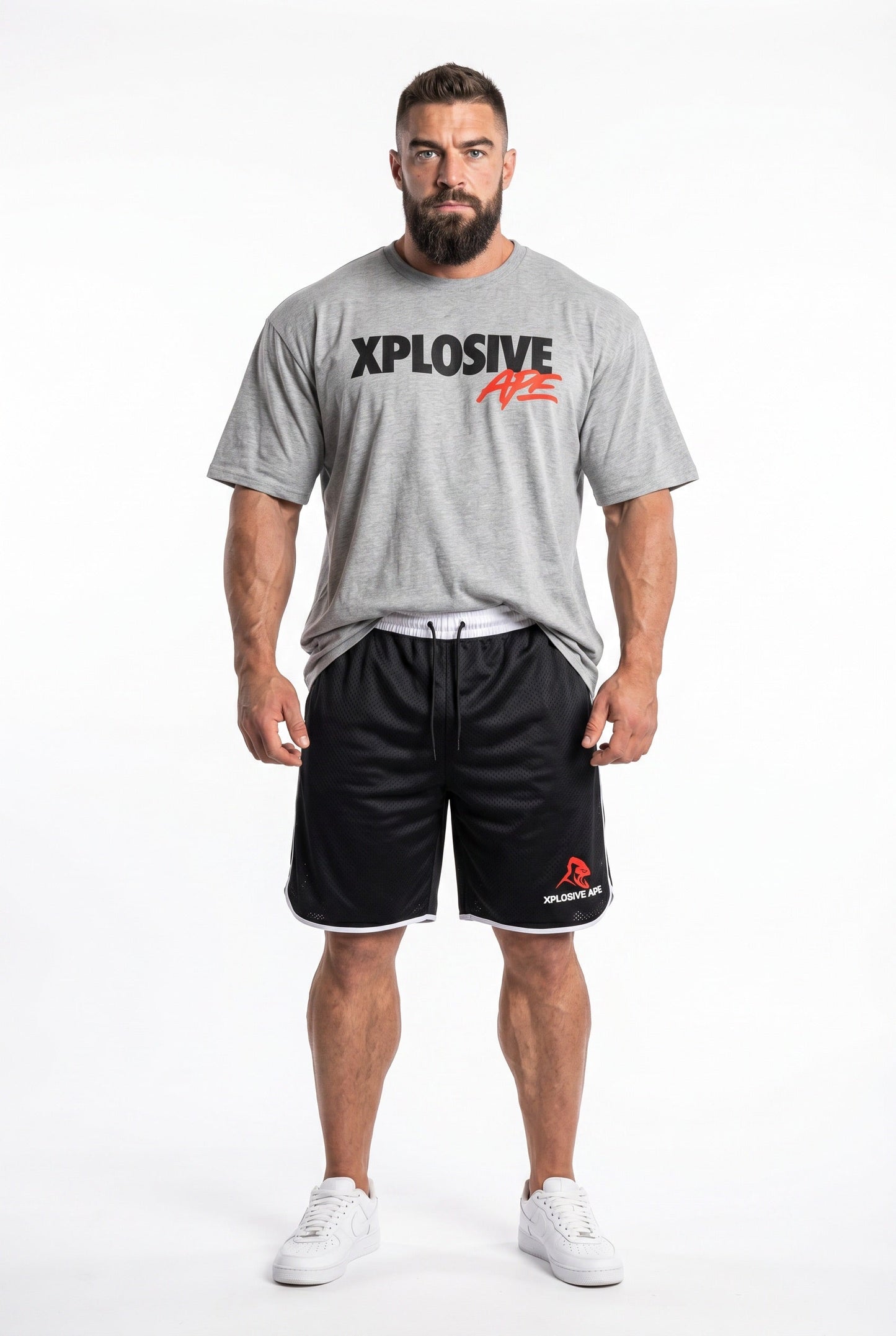 XAPE Strike Elite Shorts - Black/White