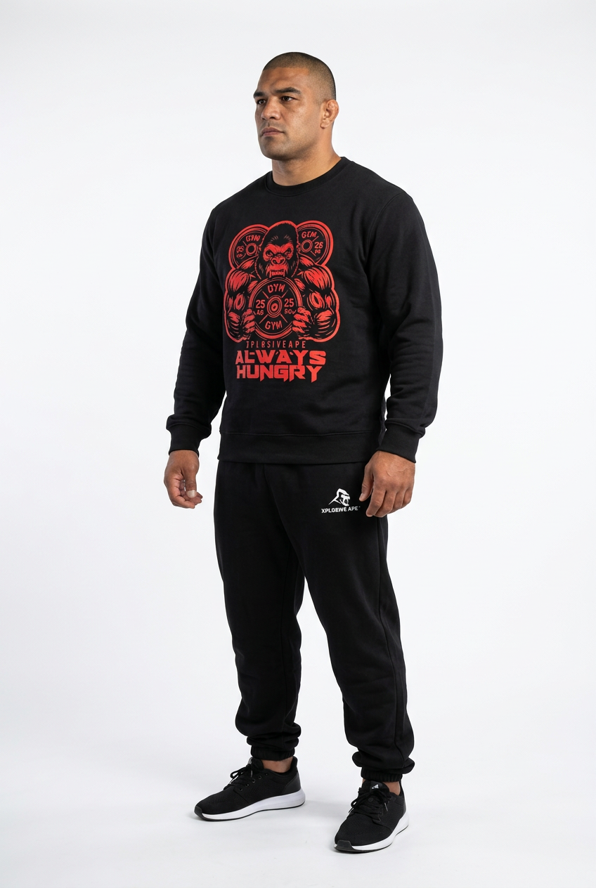 XAPE Hangry Sweatshirt - Black