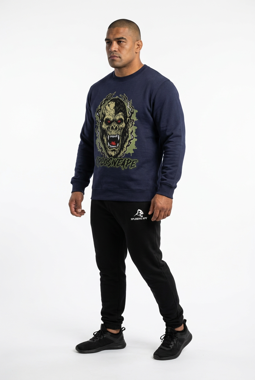 XAPE Undead Sweatshirt - Navy