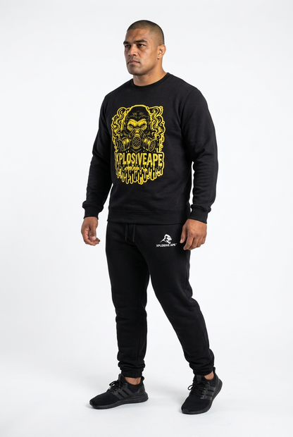XAPE Sickness Sweatshirt - Black