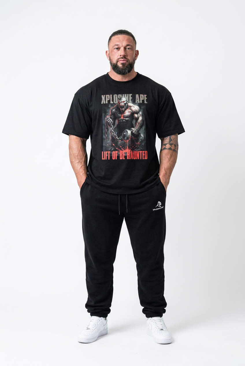 XAPE Zombie Strongman Ape Tee - Black