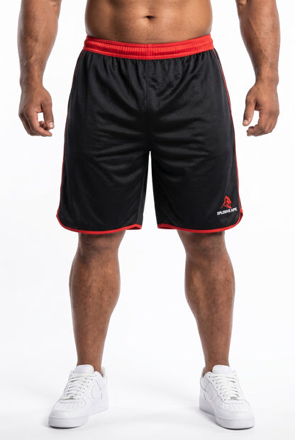 XAPE Strike Elite Shorts - Black/Red