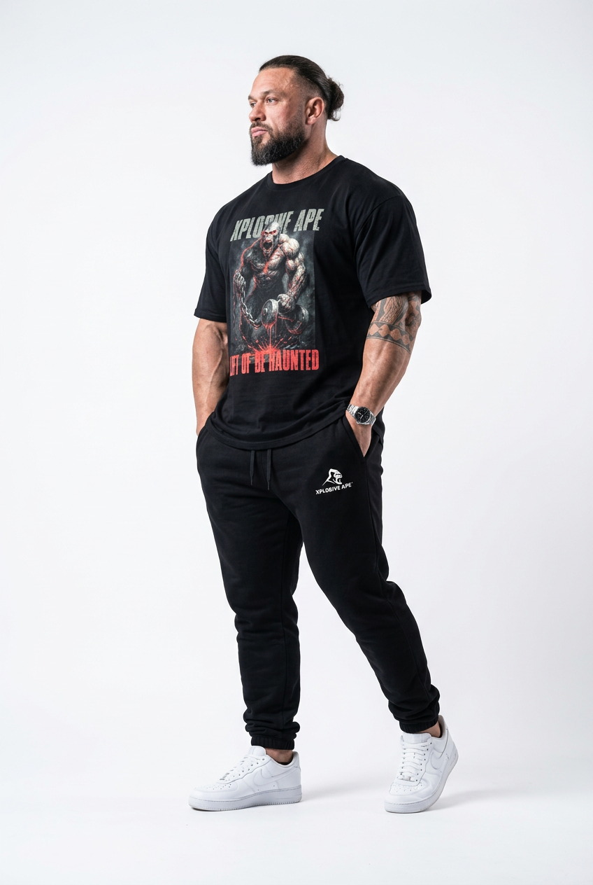XAPE Zombie Strongman Ape Tee - Black