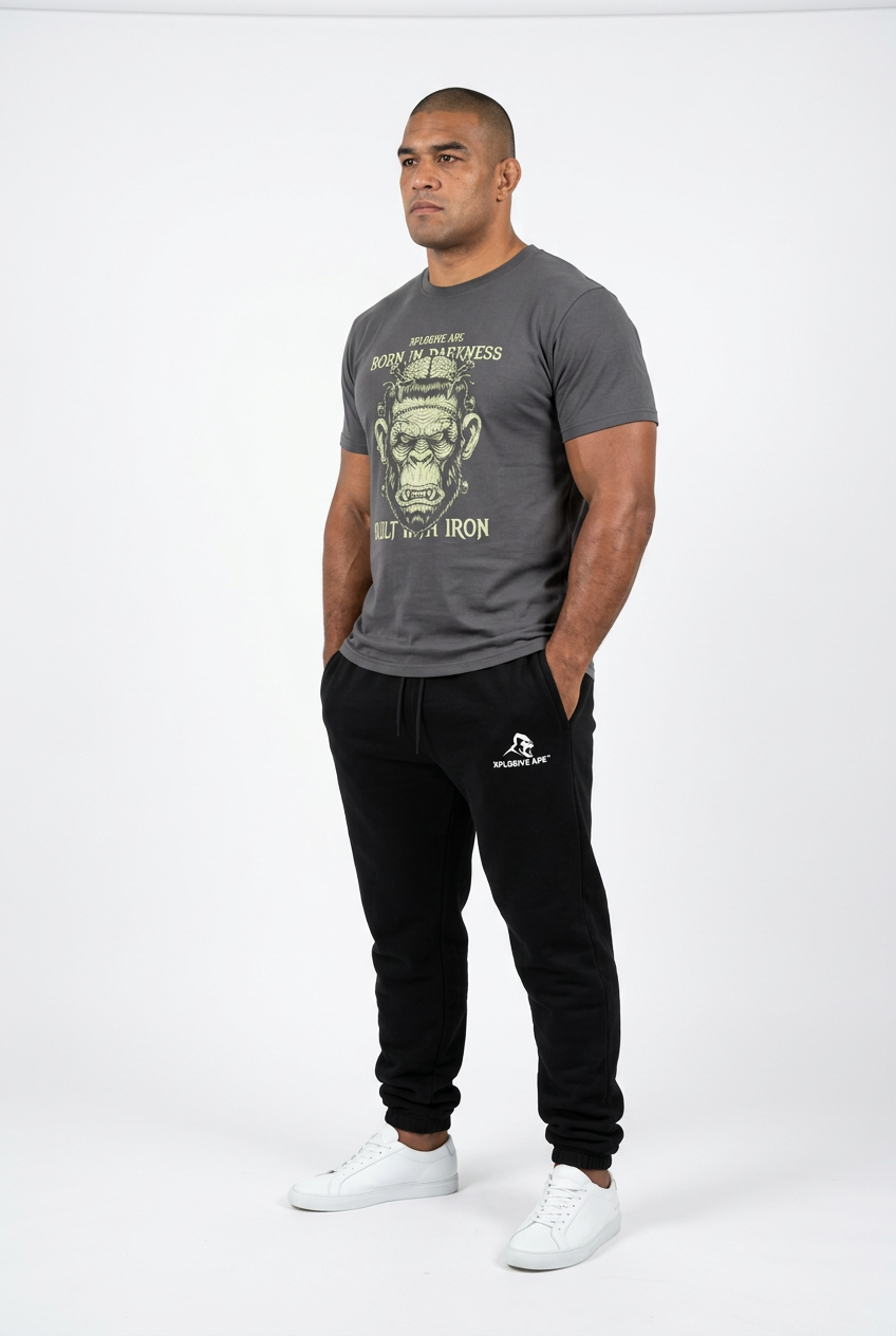XAPE Frankenape V2 Tee - Charcoal