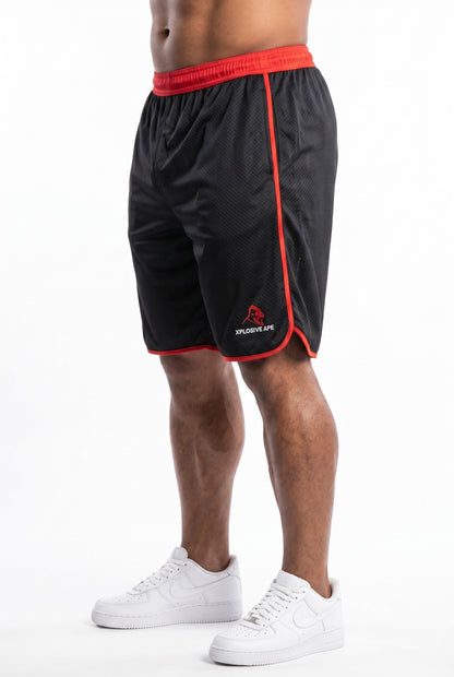 XAPE Strike Elite Shorts - Black/Red