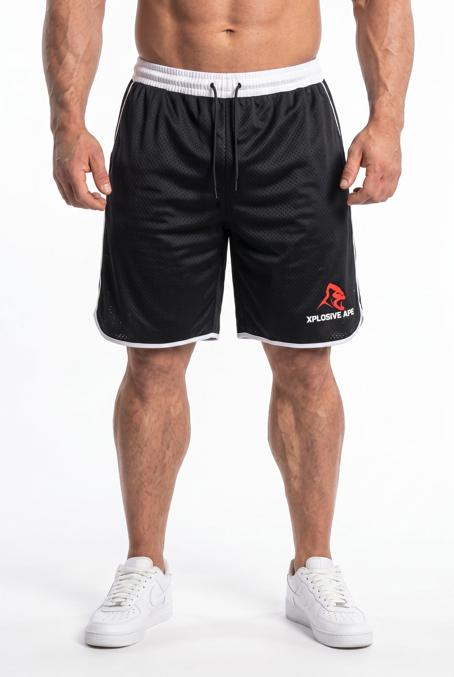 XAPE Strike Elite Shorts - Black/White