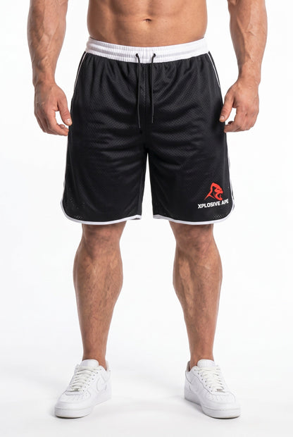 XAPE Strike Elite Shorts - Black/White