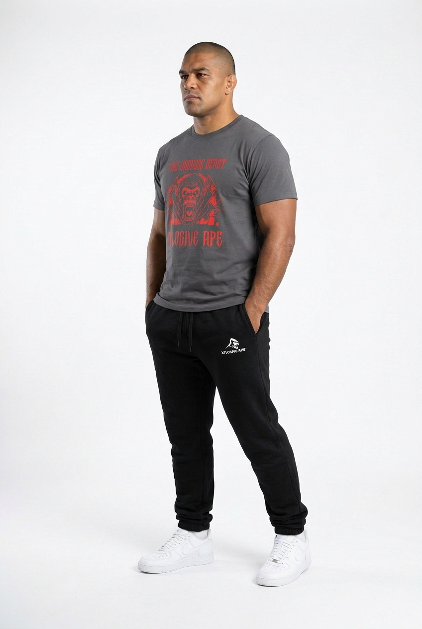 XAPE Vampire Ape Tee - Charcoal
