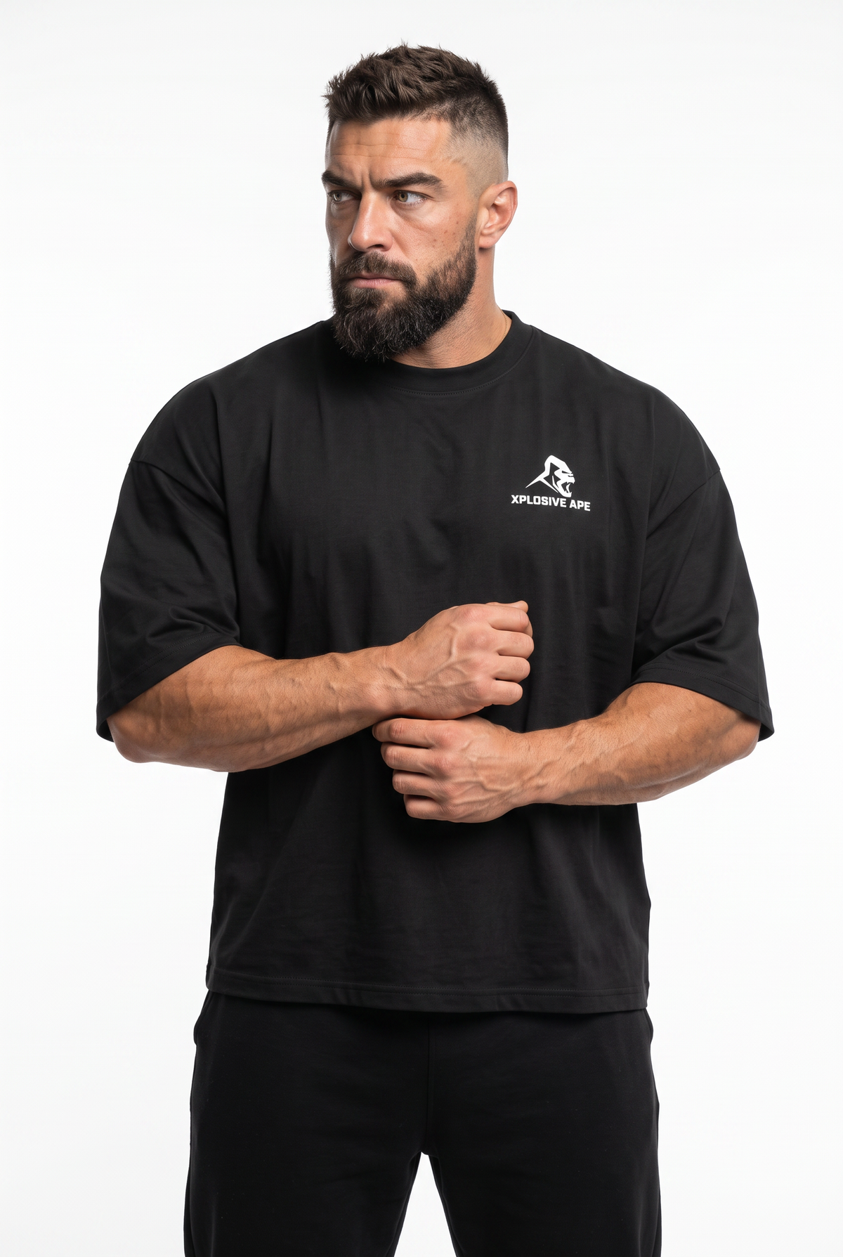 XAPE Unleashed Ultra Oversized Tee - Black