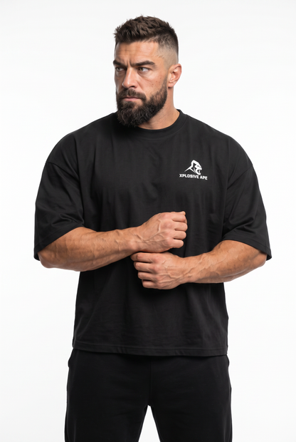 XAPE IronStrike Ultra Oversized Tee - Black
