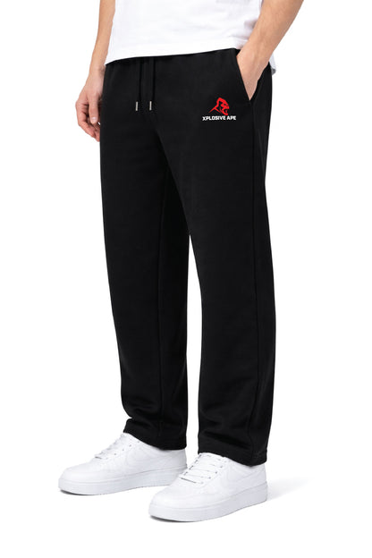 XAPE Original Logo Relaxed Fit Joggers - Black