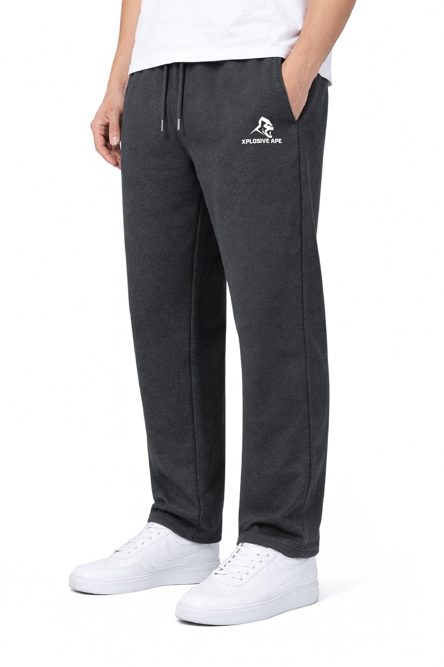 XAPE Prime Logo Relaxed Fit Joggers - Charcoal
