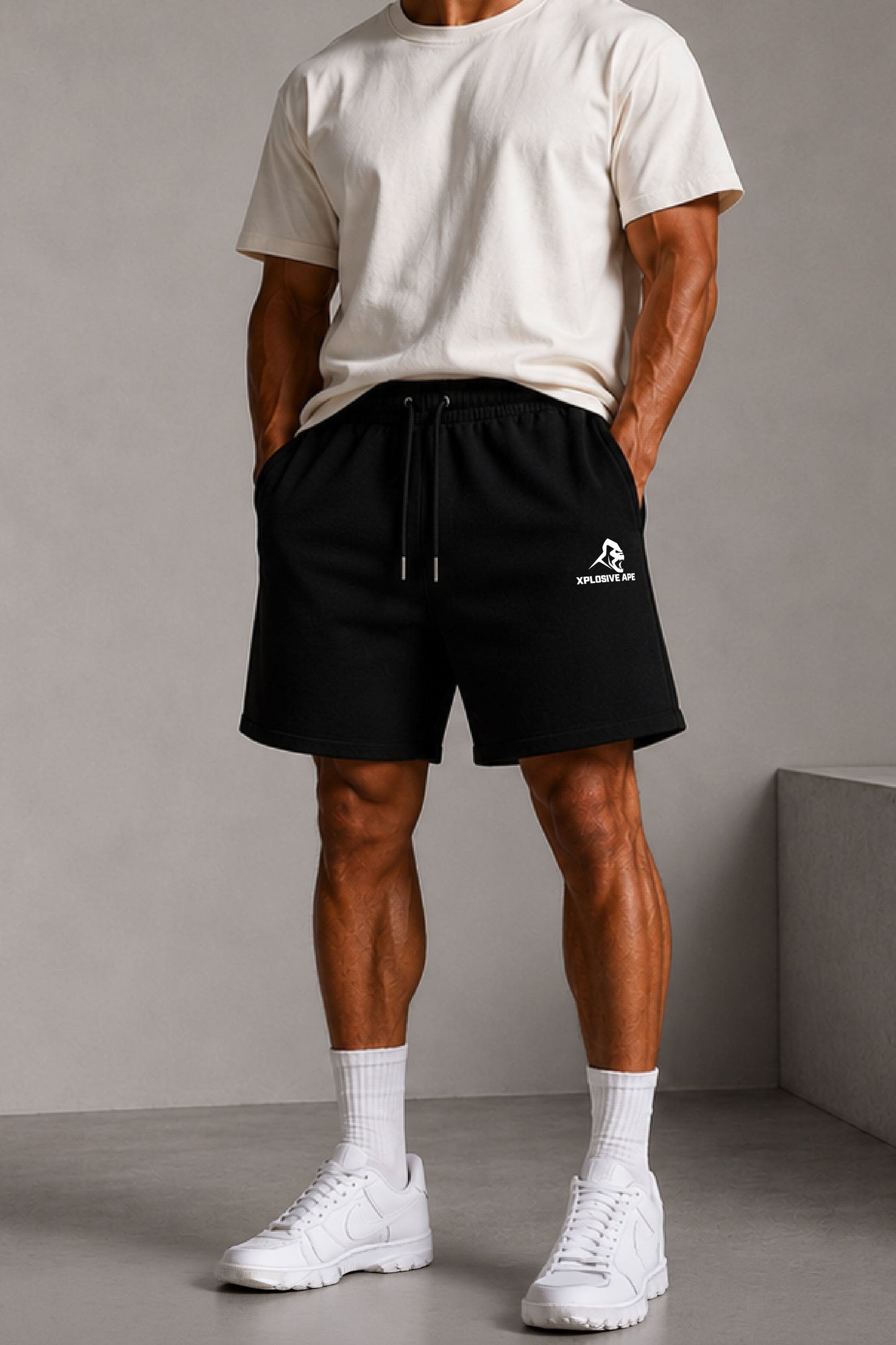XAPE Prime Oversized Shorts - Black