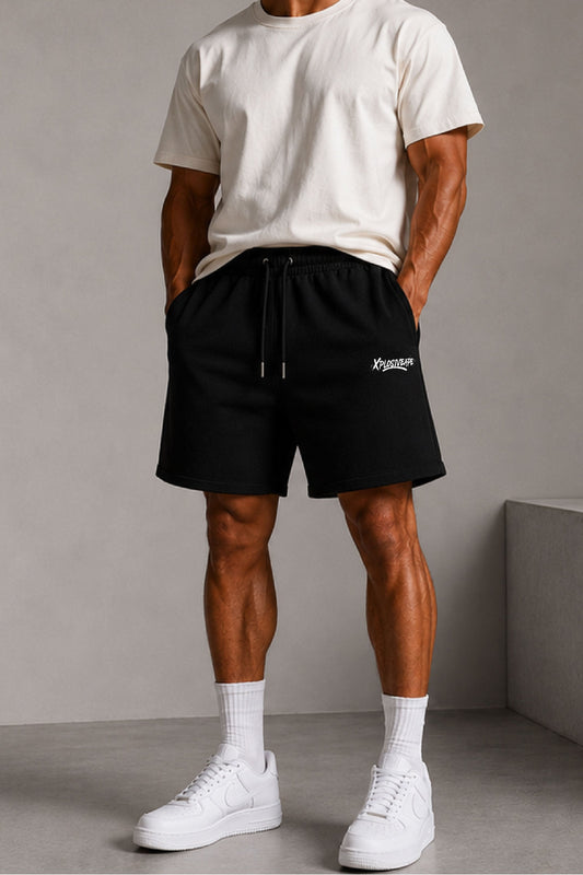 XAPE Desolate Oversized Shorts - Black
