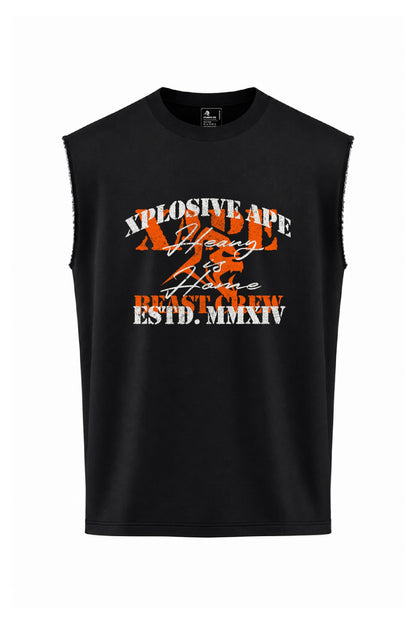 XAPE Ape Club MMXIV Oversized Vest - Black