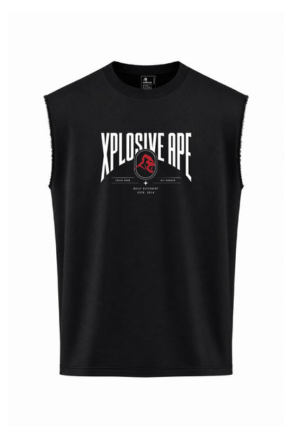 XAPE Fight Circuit Oversized Vest - Black