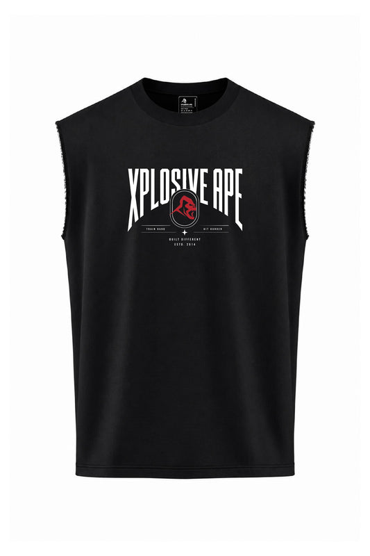 XAPE Fight Circuit Oversized Vest - Black